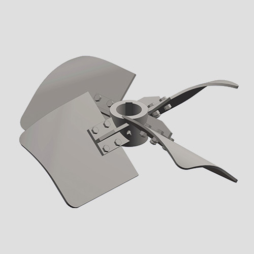 四宽叶可拆旋桨式搅拌器